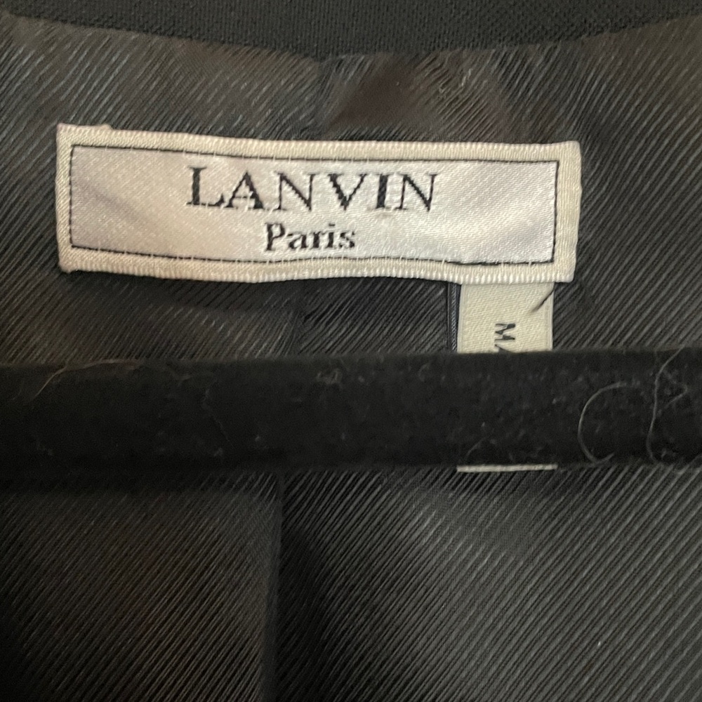 VTG LANVIN WOOL BLAZER - Picture 3 of 8